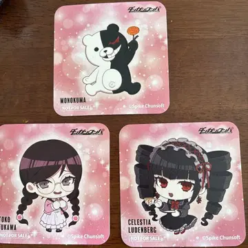 단간론파 콜라보 카페 코스터 묶음 판매