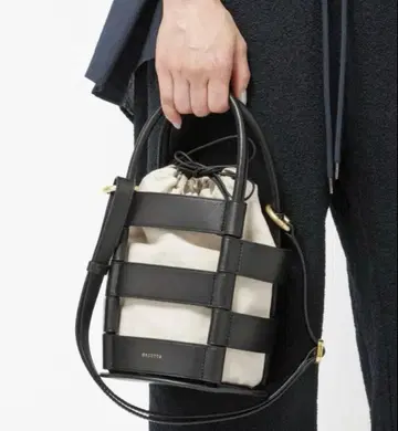 새상품급 ORSETTO 오르세토 버킷 백 숄더 블랙