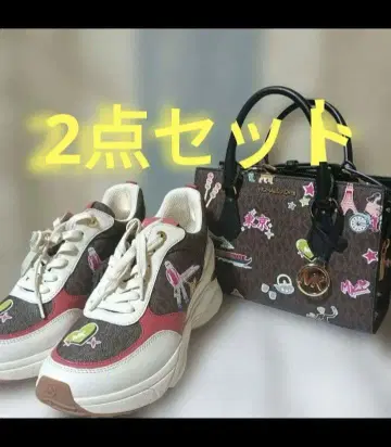 새상품 2세트 MICHAEL KORS 통굽 스니커즈 2way 백