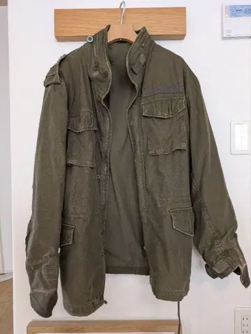 올리브 밀리터리 자켓