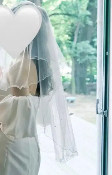 웨딩 베일 큐빅 장식 새상품급