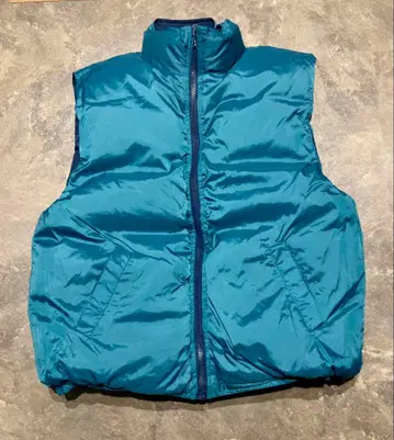 데드스탁 빈티지 다운 베스트 리버서블 90s 구제 의류