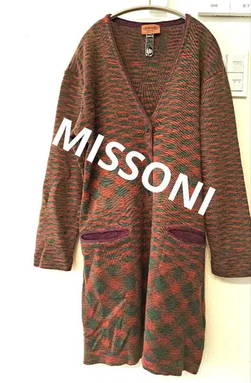 MISSONI 멀티 컬러 니트 가디건