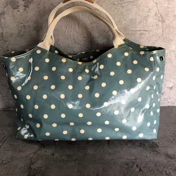 [ CathKidston ] 캐스키드슨 도트 포켓 토트백