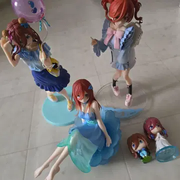 5등분의 신부 나카노 미쿠 피규어 세트 5