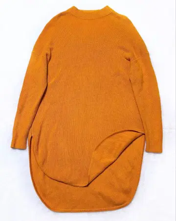 엘렌딕 니트 오렌지 슬릿 템포프리모 니트 새상품급