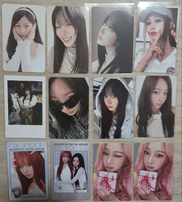 지젤 GISELLE 트레이딩 카드 12장 세트 aespa 에스파