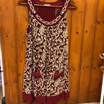 axes femme 슬리브리스 꽃무늬 원피스