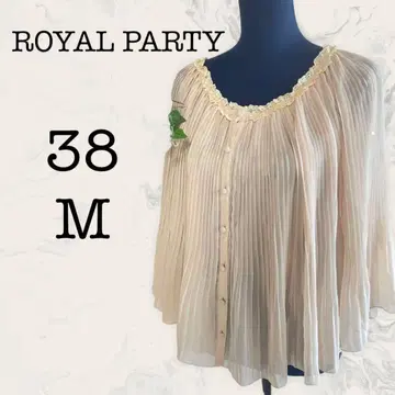 [ ROYAL PARTY ] 로얄파티 블라우스 M 꽃 레이스 컨디션 최상