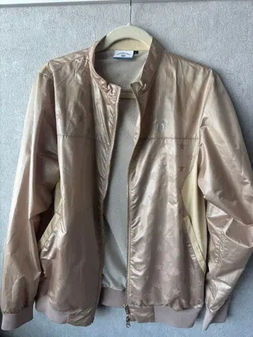 RUSSELUNO 베이지 나일론 자켓 사이즈 5