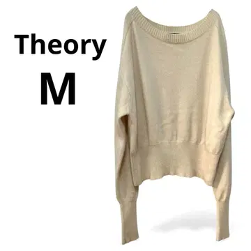[ 캐시미어 100% ] Theory 띠어리 니트 스웨터 아이보리 M
