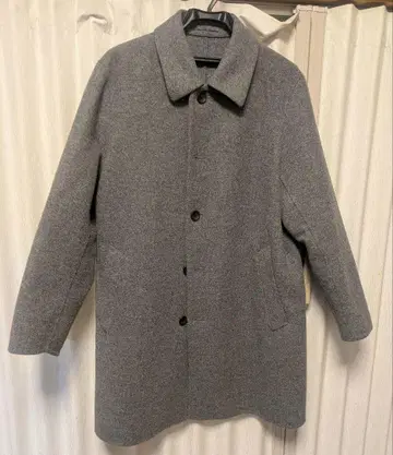 유니클로:C 더블 페이스 코트 그레이 사이즈 M