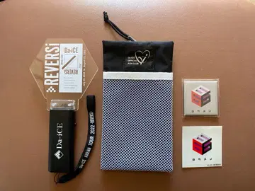 Da-iCE 응원봉 2022 파우치 캔 배지 스티커