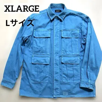 XLARGE 옅은 파랑 데님 자켓 L 사이즈