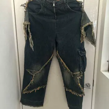 별 모양 데님 팬츠