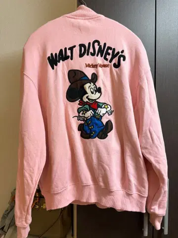 DISNEY'S 미키마우스 자켓 두꺼운 원단 헤비 자수