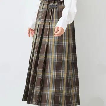 SM2 체크 플리츠 스커트