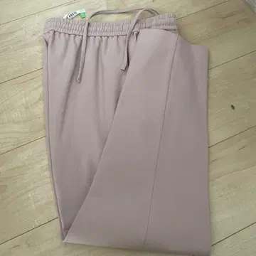 새상품급 yori 소프트 속기모 컬러 팬츠 38 핑크 2022AW