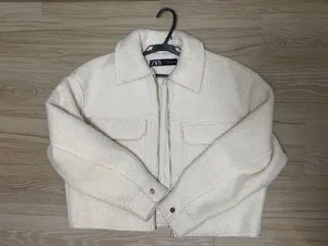 ZARA 화이트 아우터 M