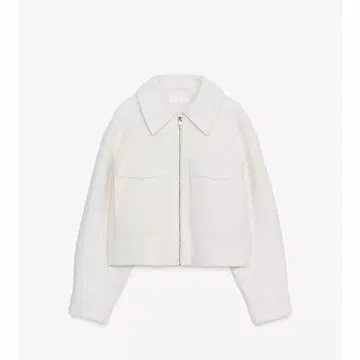 ZARA 화이트 아우터 M