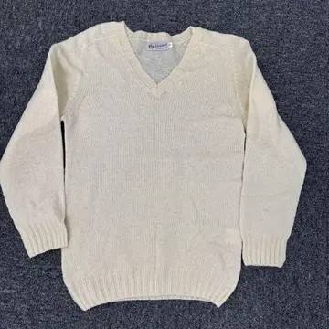 92 존 불록 V넥 니트 36 사이즈 아이보리