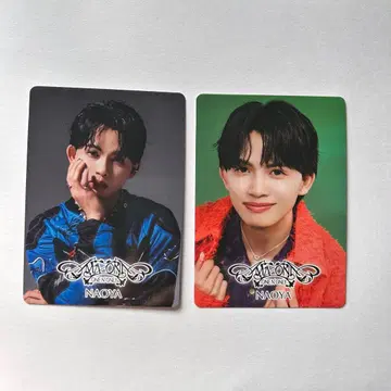 HMV 트레이딩 카드 2종 NAOYA