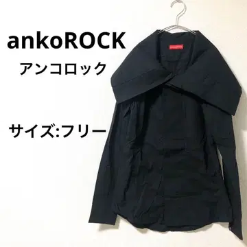 [새상품급]ankoROCK 셔츠 블랙 프리 사이즈
