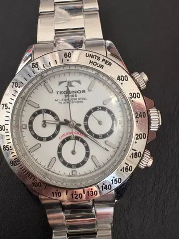 TECHNOS 크로노그래프 손목시계