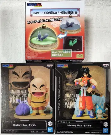 드래곤볼 히스토리 박스 크리린 야무치 신룡 모형 3종 세트