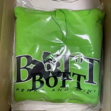 BOTT PAM OG 로고 후디 라임 M 사이즈