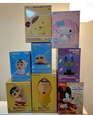 SOFIMATES 피규어 컬렉션 8체 세트