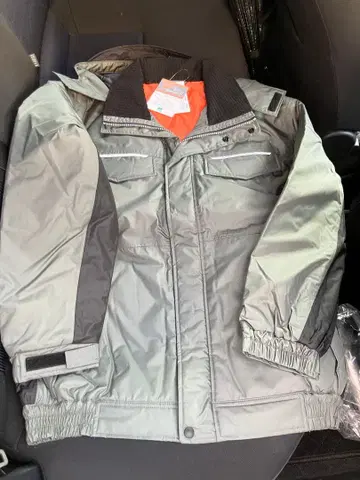 VERDEXCEL VE1056 겨울용 자켓 LL 미도리 안전 방한복