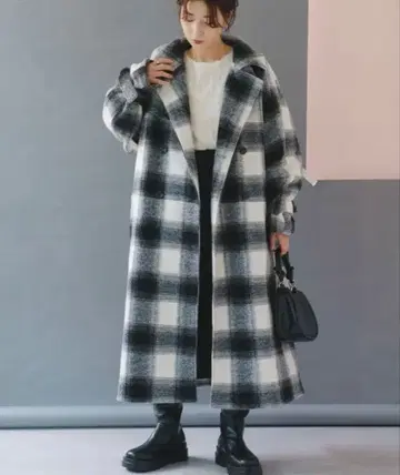 [ Kastane ] 하이넥 롱 코트