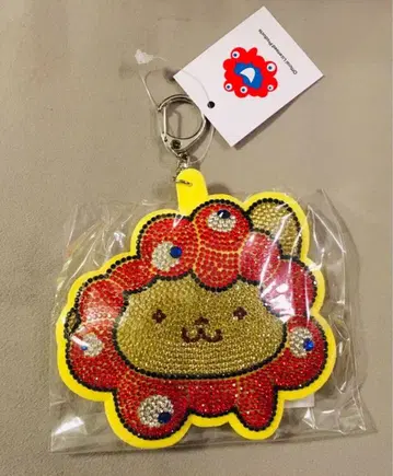 최저가 오사카 만박 산리오  키라키라 가죽 키링 폼폼푸딩