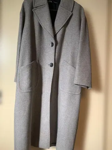 ZARA 그레이 체스터 코트 S 사이즈