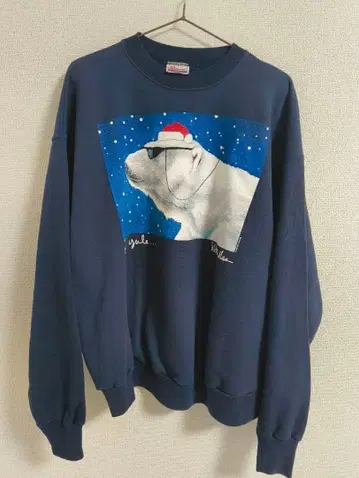 90년대 WILL BULLAS 애니멀 프린트 스웨트 셔츠 XL