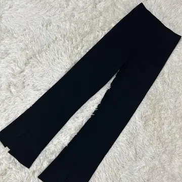 [ 고품질 ] Mila Owen 플레어 팬츠 블랙 0 캐주얼 깔끔함