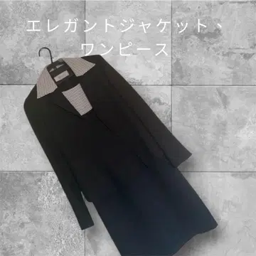 엘레강트 자켓 원피스 셋업