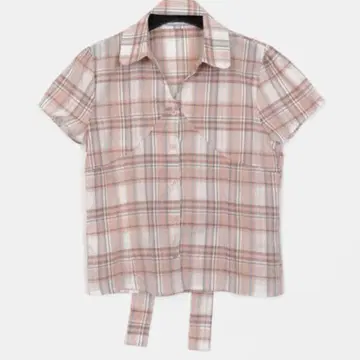 [ 즉시 구매 ] Wonder Wonder 반팔 체크 셔츠