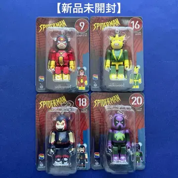[ 미개봉 새상품 ] BE@RBRICK 베어브릭 스파이더맨 4종 세트