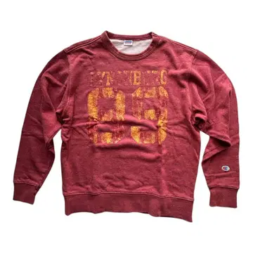 챔피온 복각 바터 파일 안감 염료 프린트 맨투맨 USED