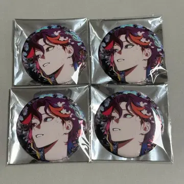 카제리 타유 첫 개인전 [여명창조] 비바렌 사쿠야 캔뱃지 4개 세트