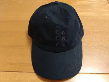 [ GENGENAN ] 블랙 캡 로고 자수 새상품급
