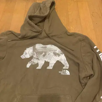 THE NORTH FACE 올리브 후드티 S