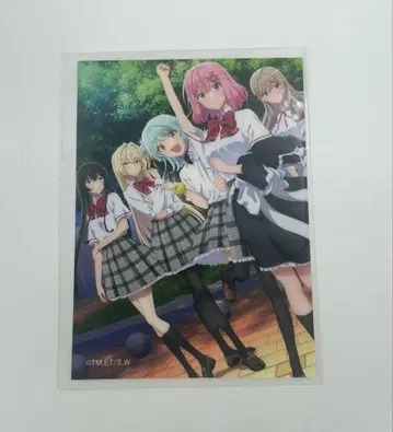 와타나레 드링크 특전 키 비주얼 스티커