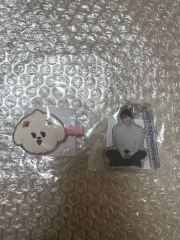 TXT 뿔바투 밤굿 헤어 클립 키링 캡슐 토이