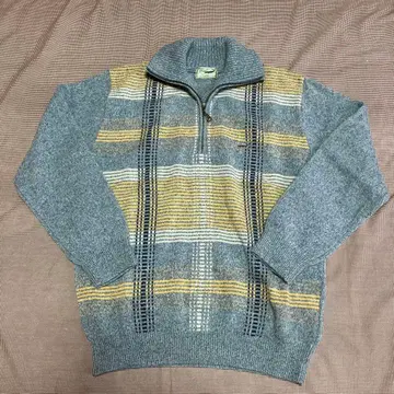 라코스테 LACOSTE 하프 지퍼 스웨터