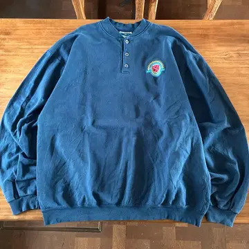 BOUNDARY LINE 맨투맨 USA제 헨리넥