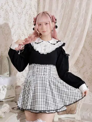 노에미 아가씨 메니 리본 펄 오픈 숄더 티셔츠