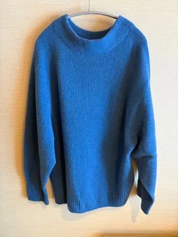 거의 새상품 스픽 앤 스팬 보틀넥 돌먼 슬리브 니트